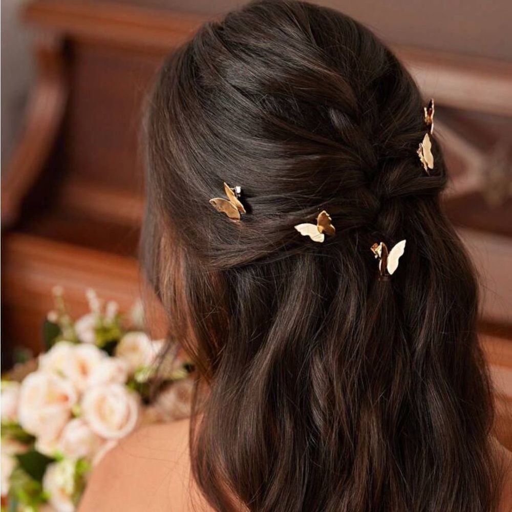 Butterfly hair clips S770
